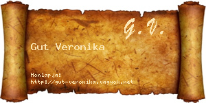 Gut Veronika névjegykártya